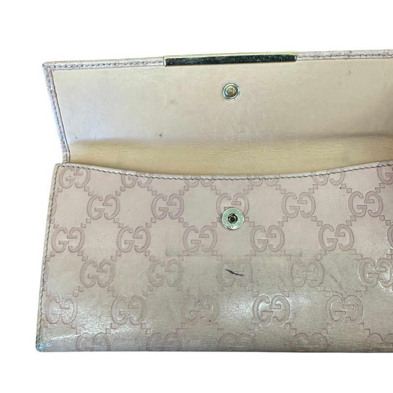 Women's Gg Guccissima Wallet Pink