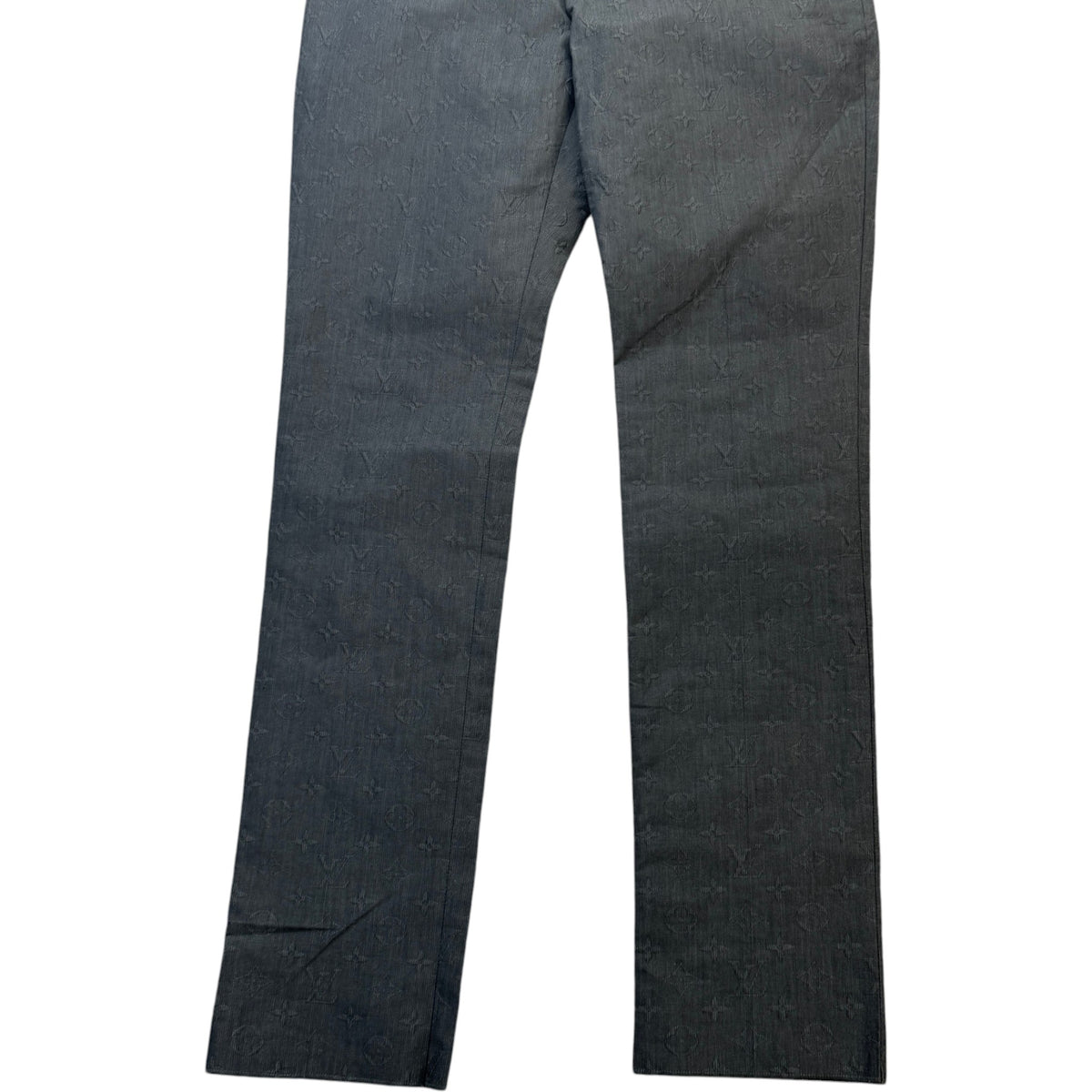 Men's Monogram Trousers Grey Size L / W34 - Photo 3