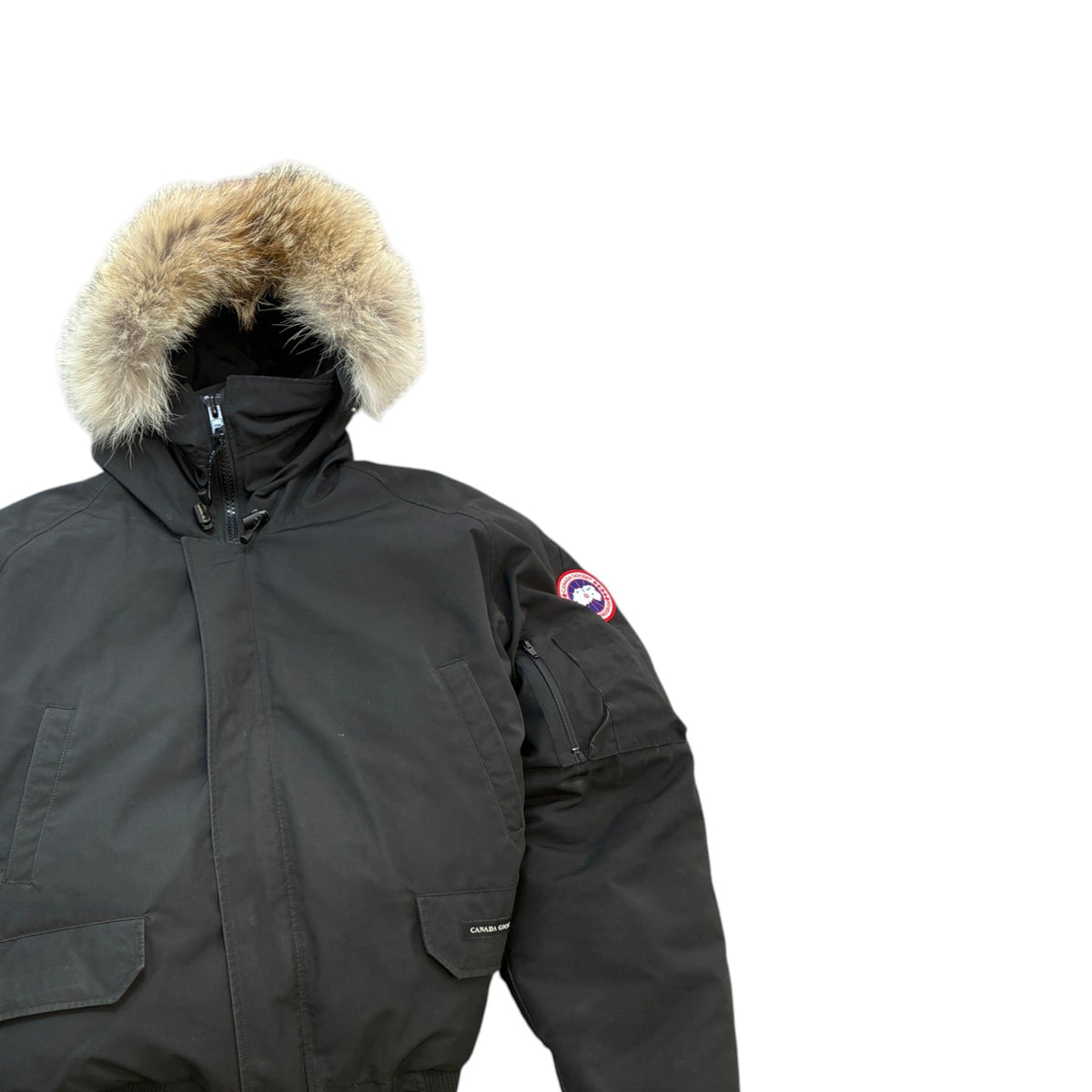 Men's Chilliwack Bomber Down Jacket Black Size XXL - Photo 3