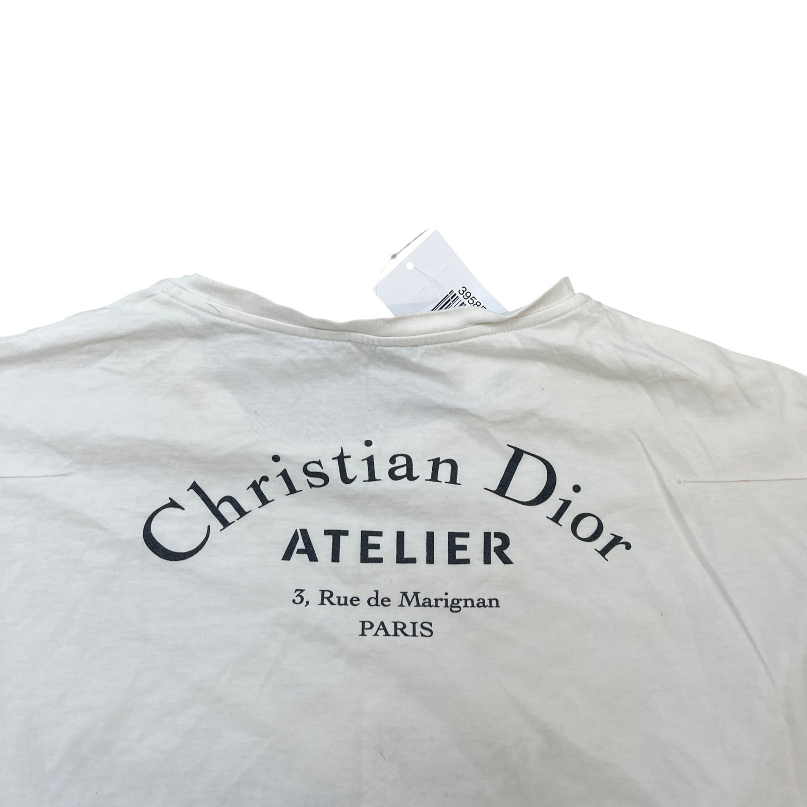 Men's Atelier Logo Print T-Shirt White Size XXXL - Photo 6