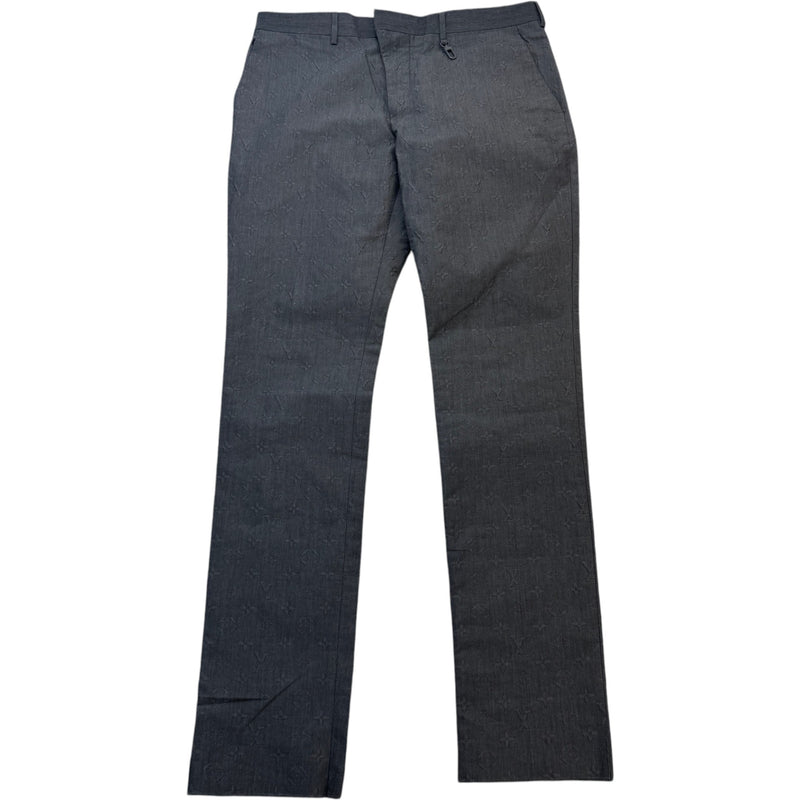 Men's Monogram Trousers Grey Size L / W34