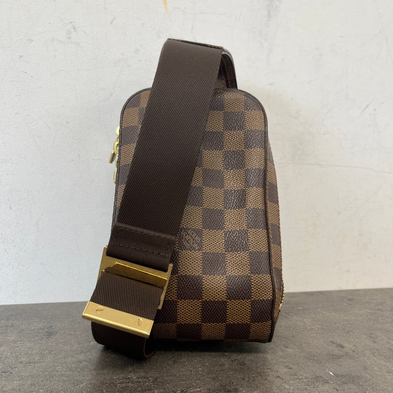 Women's Damier Ebene Geronimos Crossbody Bag Brown