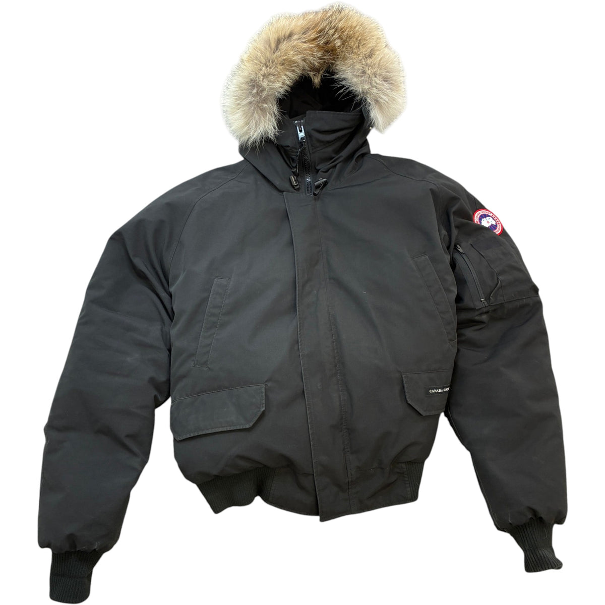 Men's Chilliwack Bomber Down Jacket Black Size XXL - Photo 1