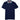 Men's Space Dye Collar Polo Shirt Navy Size M