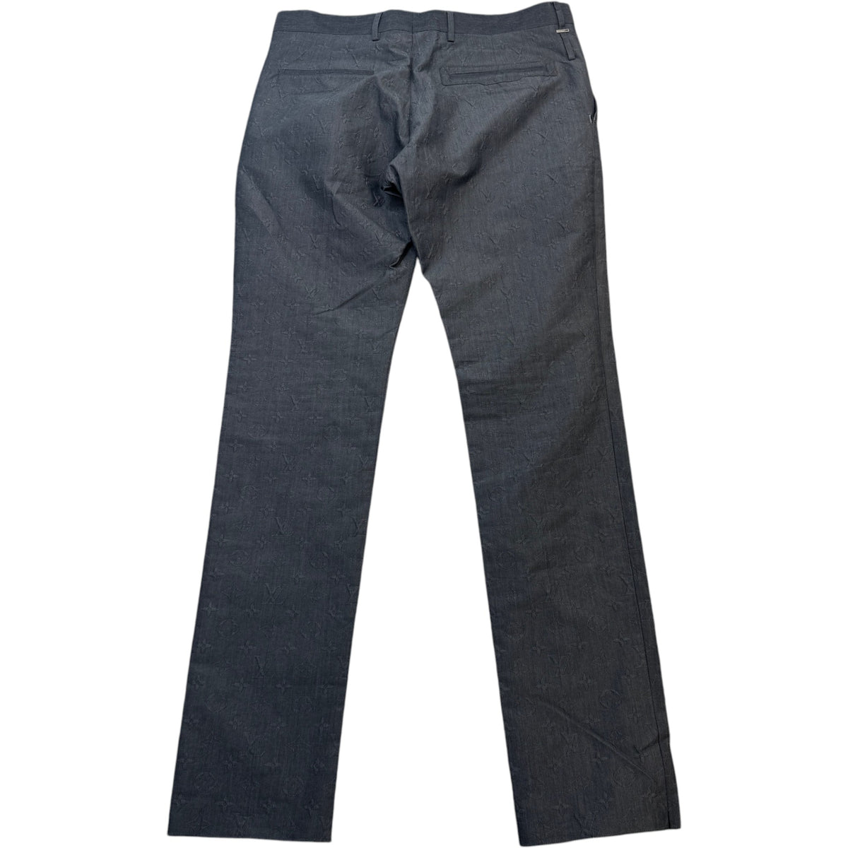 Men's Monogram Trousers Grey Size L / W34 - Photo 2
