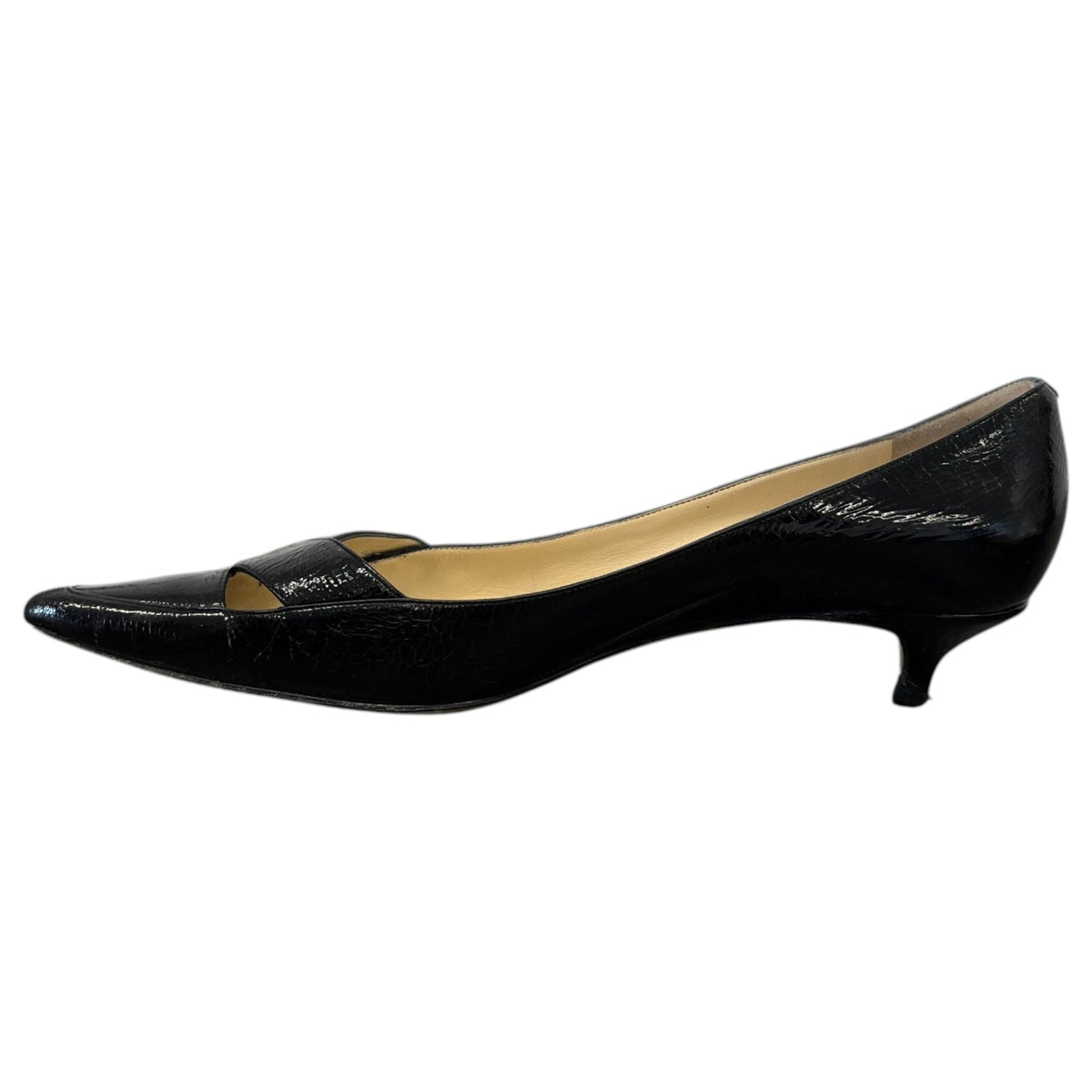 Women's Cutout Kitten Heels Black Size UK 6 / EU 39 - Photo 5