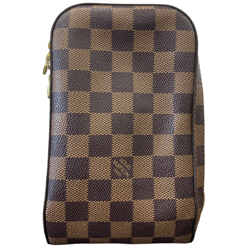 Women's Damier Ebene Geronimos Crossbody Bag Brown
