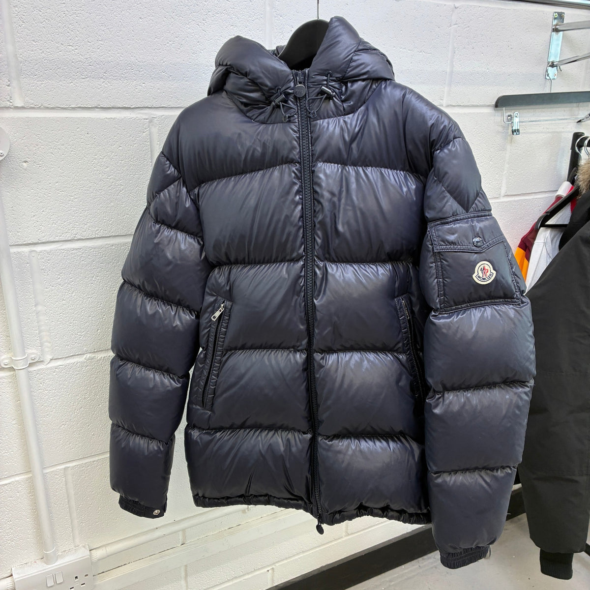 Men's Ecrins Hooded Down Jacket Navy Size 4 / XL - Photo 8