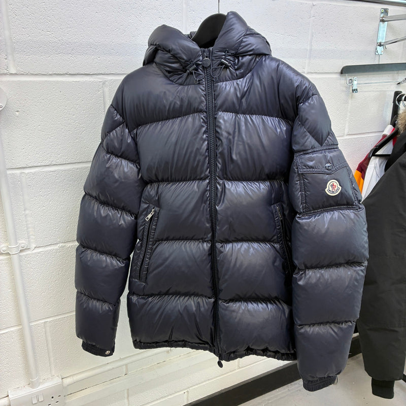 Men's Ecrins Hooded Down Jacket Navy Size 4 / XL