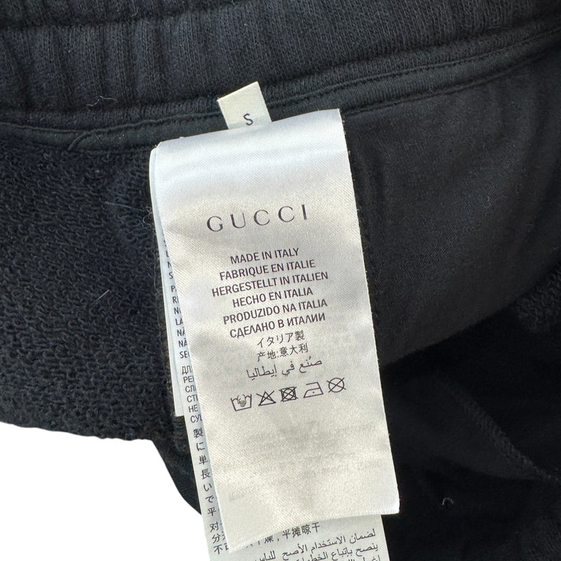 Men's Logo Print Joggers Black Size S / W30