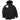 Men's Nylon Burford Puffer Down Jacket Black Size XS