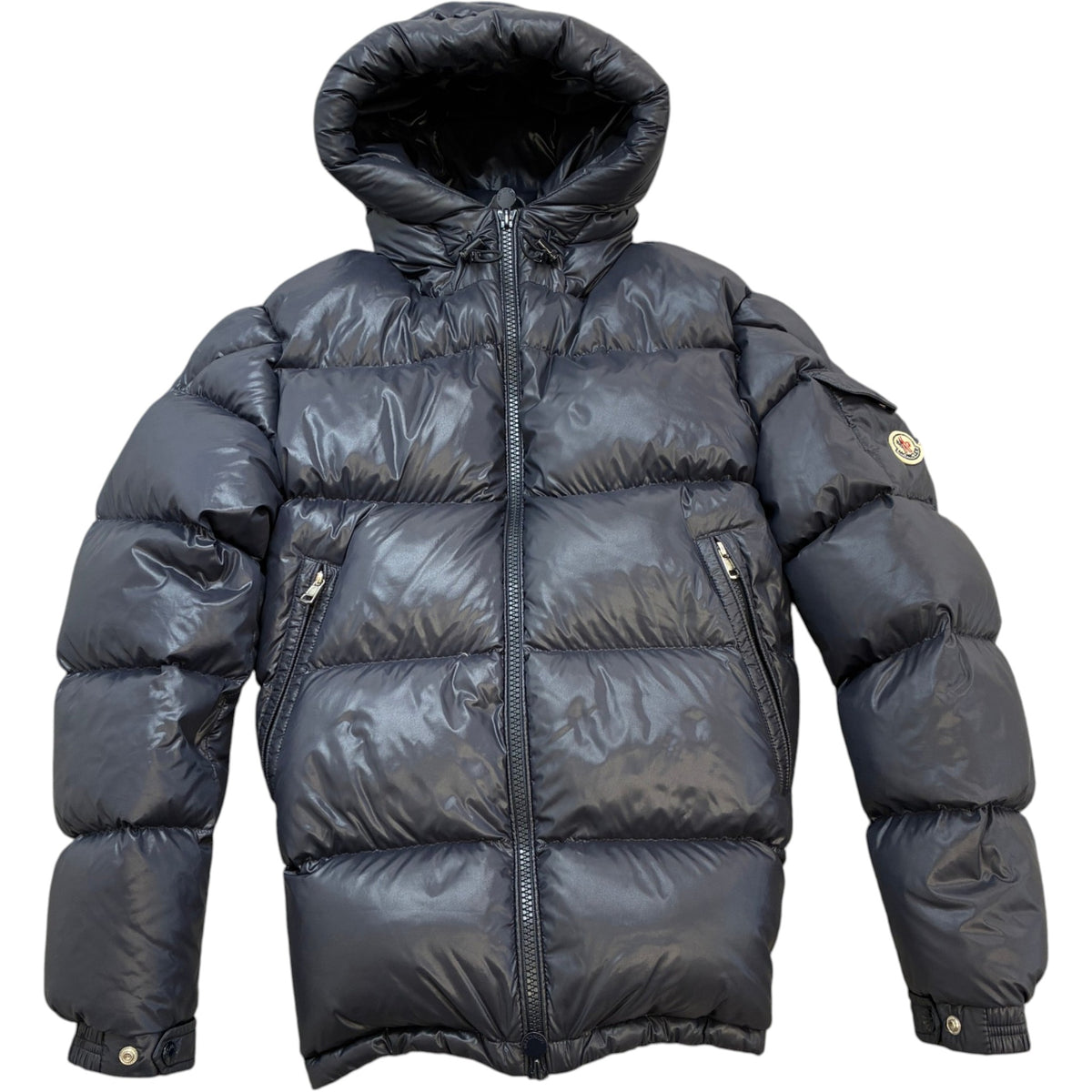 Men's Ecrins Hooded Down Jacket Navy Size 4 / XL - Photo 1