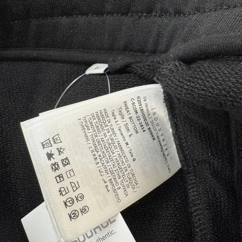 Men's Tapered Striped Joggers Black Size L / W34