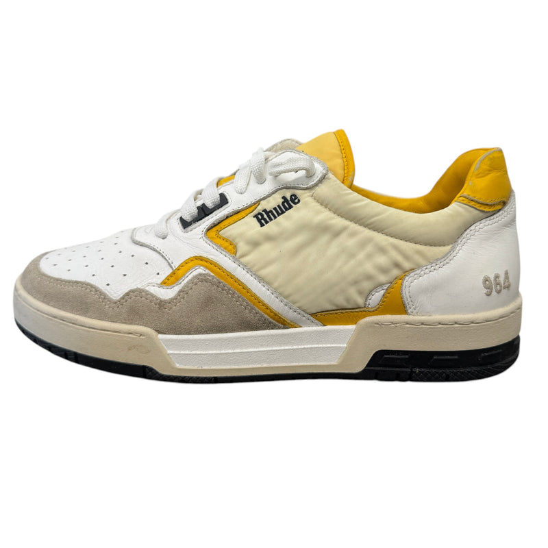 Men's Racing Low Trainers Cream Size EU 42 / UK 8