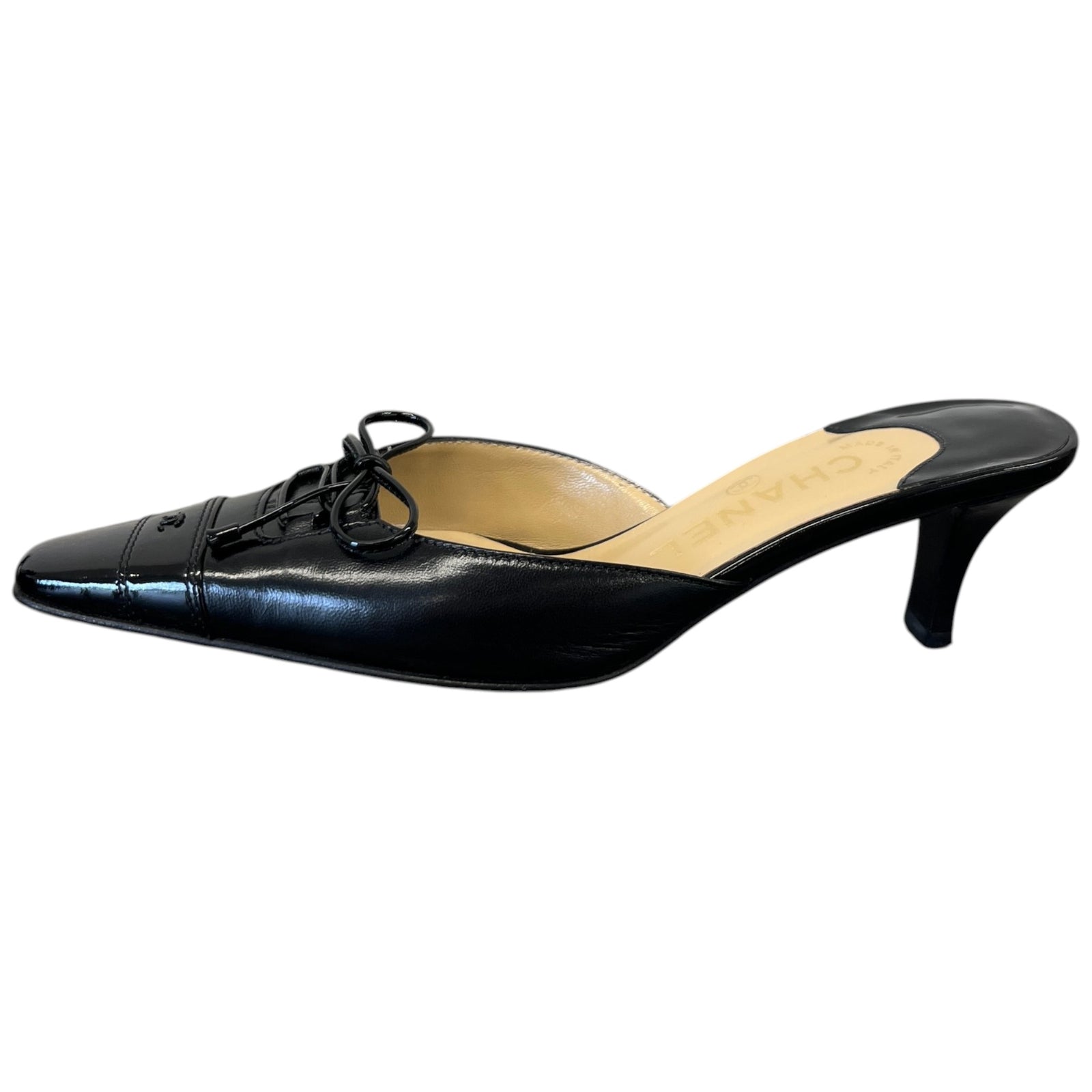 Women's Cc Kitten Heels Black Size EU 35.5 / UK 2.5 - Photo 5