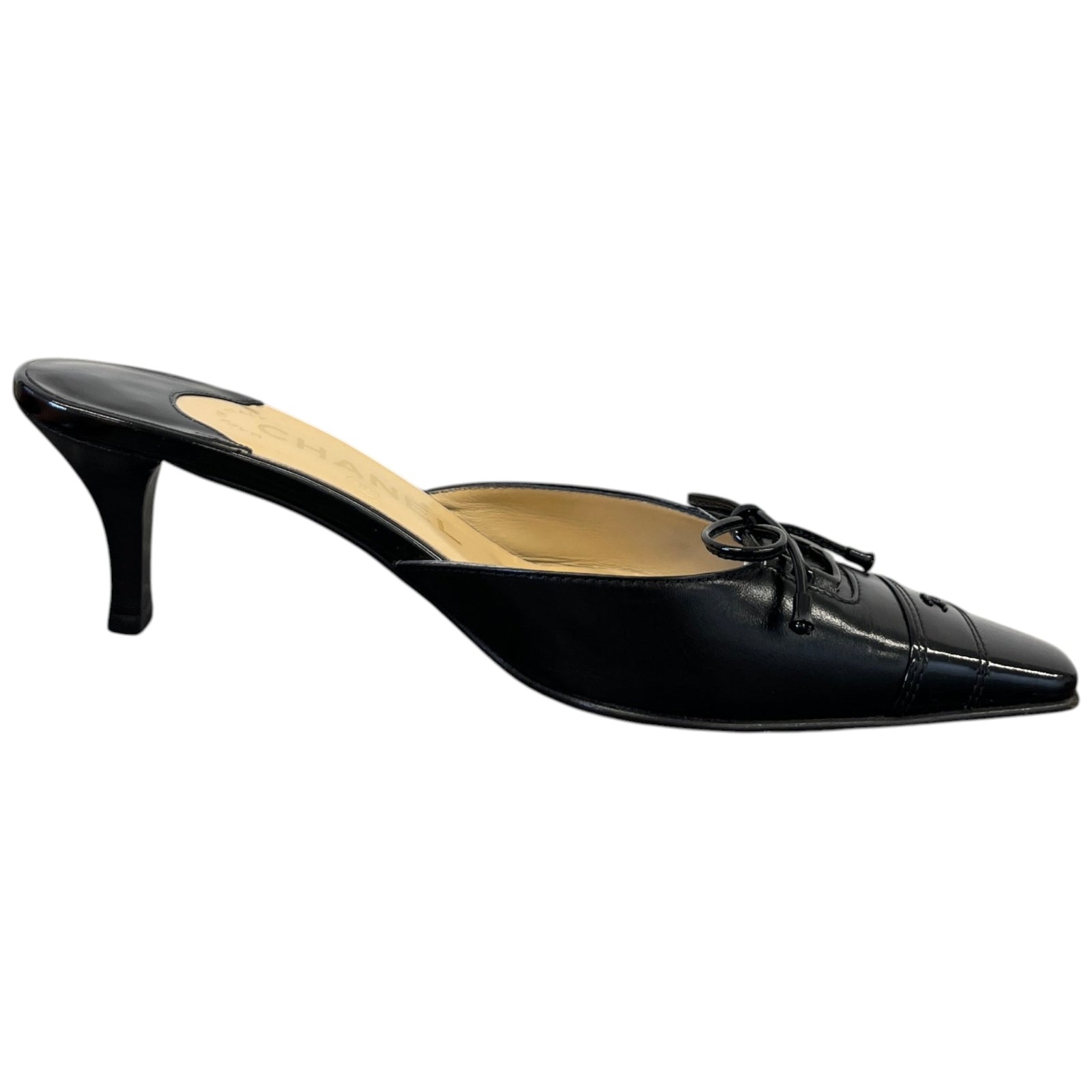 Women's Cc Kitten Heels Black Size EU 35.5 / UK 2.5 - Photo 4