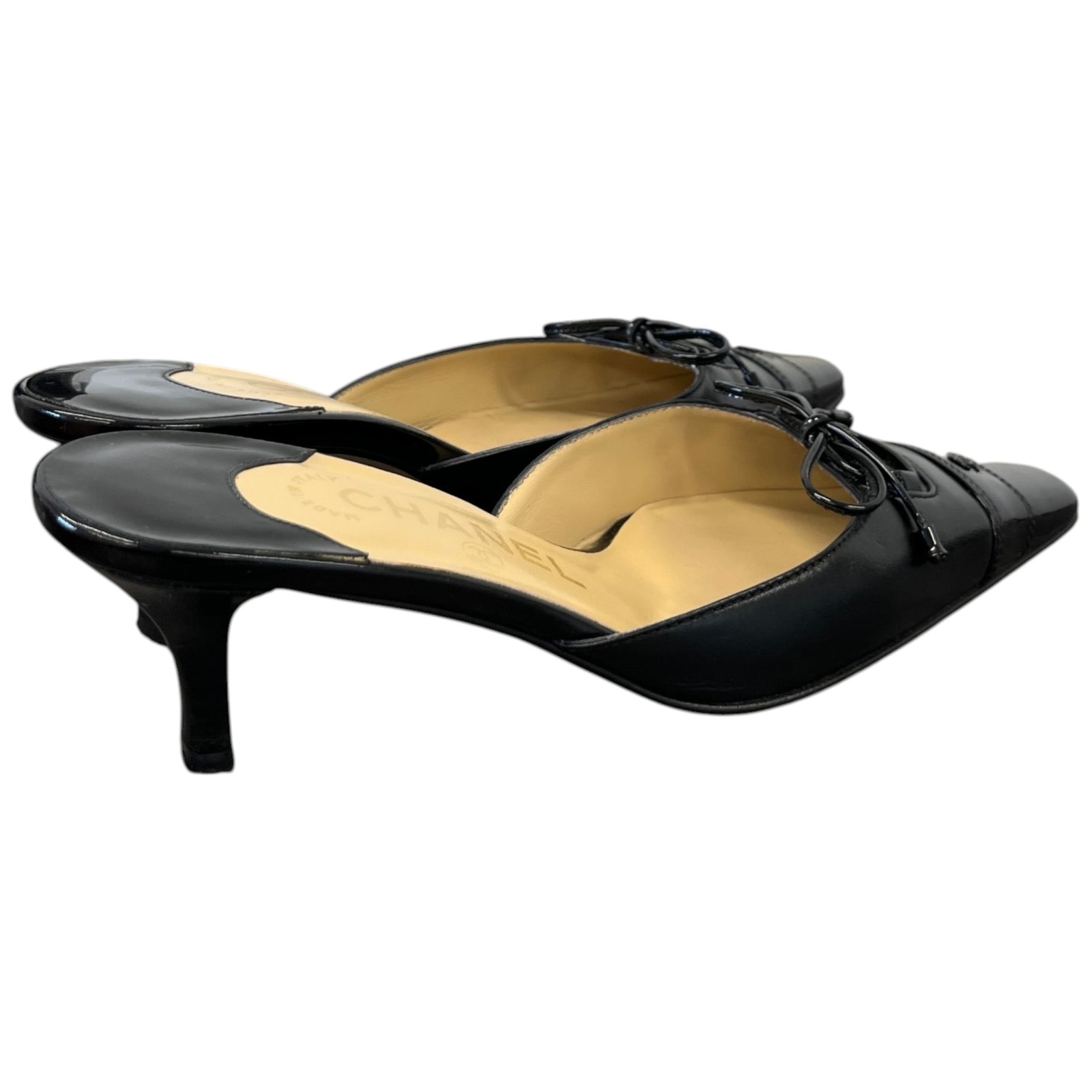 Women's Cc Kitten Heels Black Size EU 35.5 / UK 2.5 - Photo 8