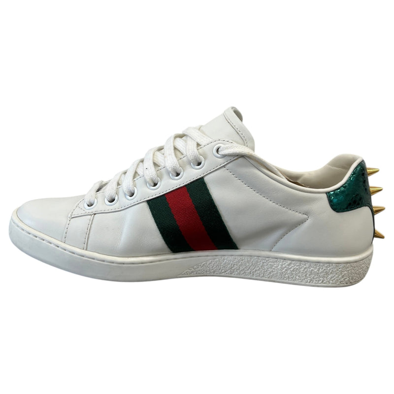 Women's Embellished Ace Low Trainers White Size UK 4 / EU 37