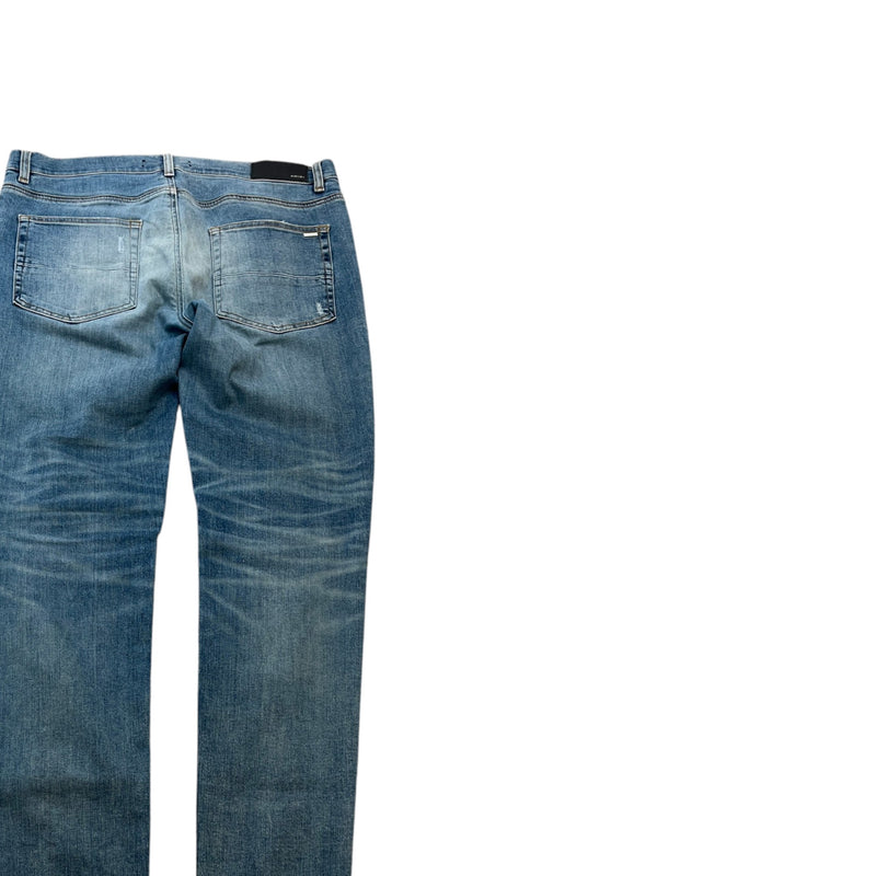 Men's Distressed MX1 Jeans Blue Size XL / W36