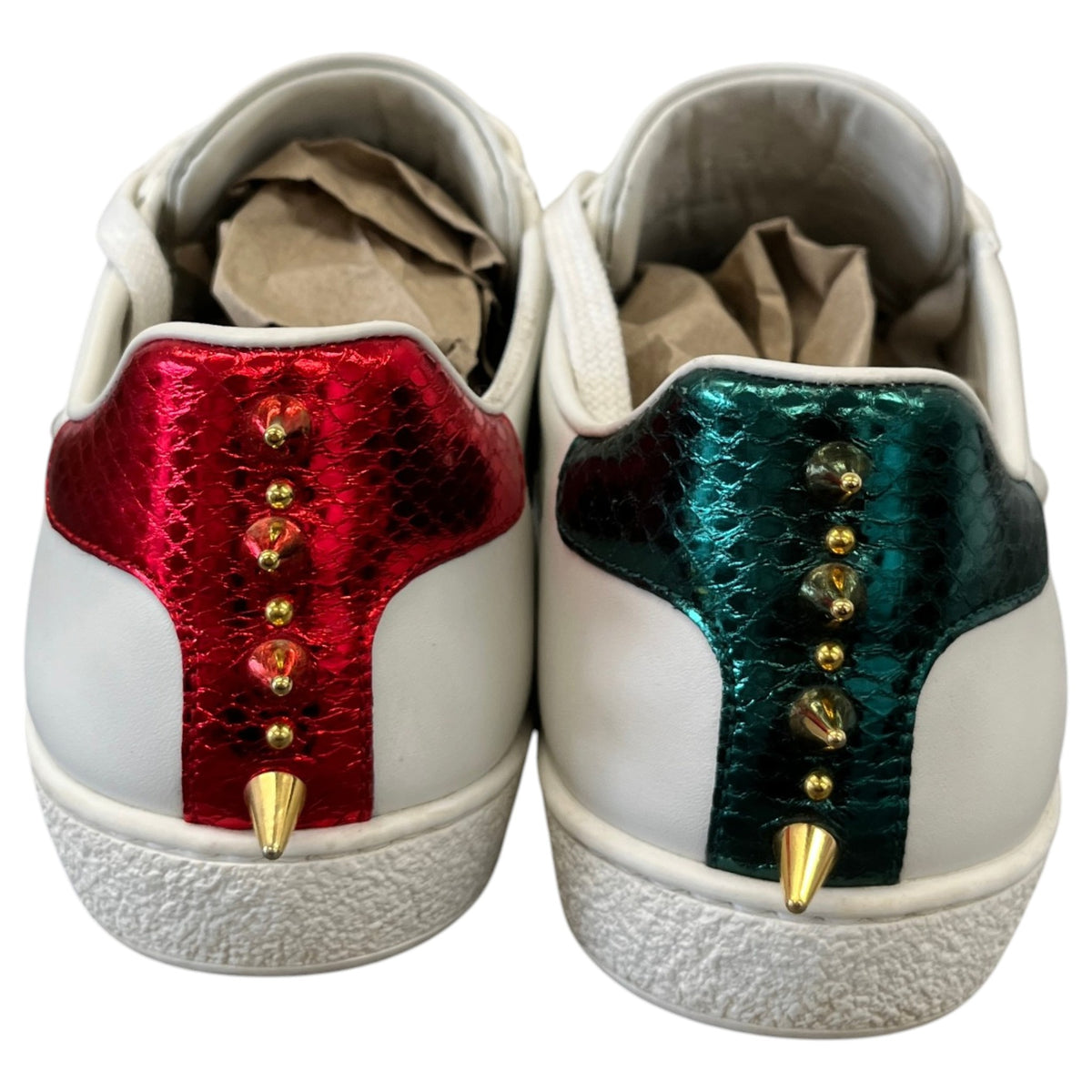 Women's Embellished Ace Low Trainers White Size UK 4 / EU 37 - Photo 7