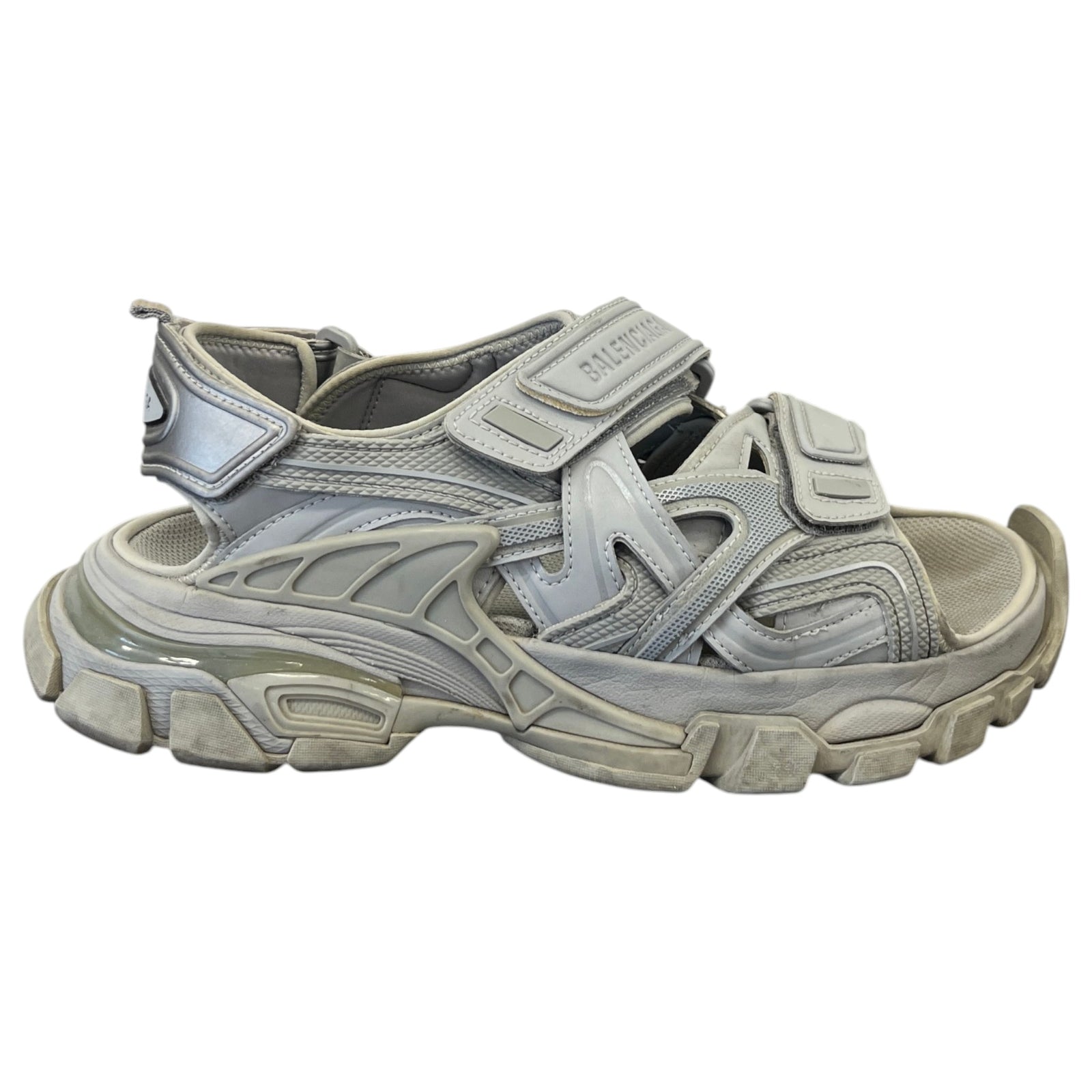 Men's Track Sandals Grey Size UK 6 / EU 40 - Photo 1