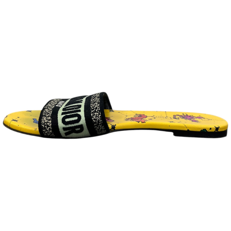 Women's Dway Pixel Zodiac Slides Yellow Size EU 38 / UK 5
