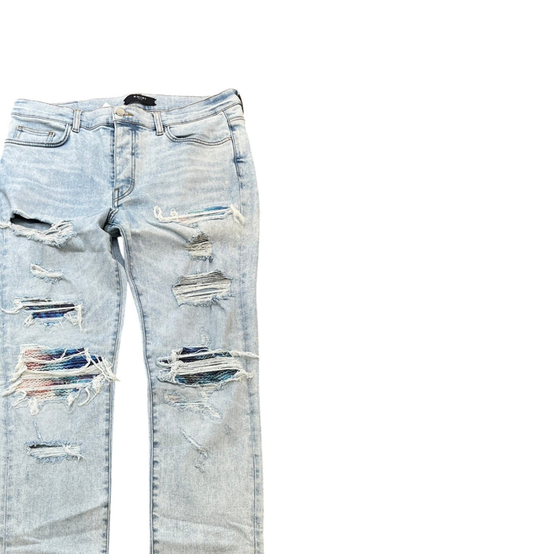 Men's Tie Dye Mx1 Jeans Blue Size XL / W36