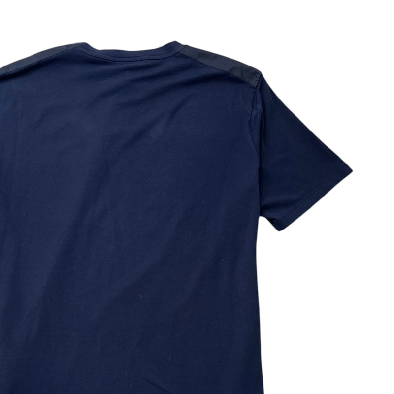 Men's Plaque Logo T-Shirt Navy Size XL