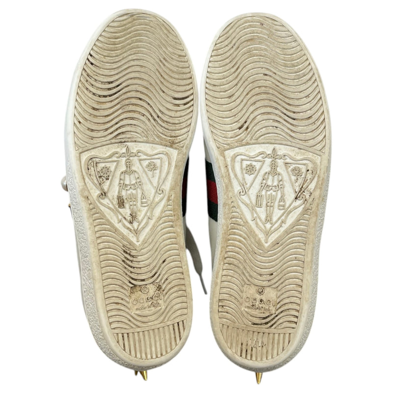 Women's Embellished Ace Low Trainers White Size UK 4 / EU 37