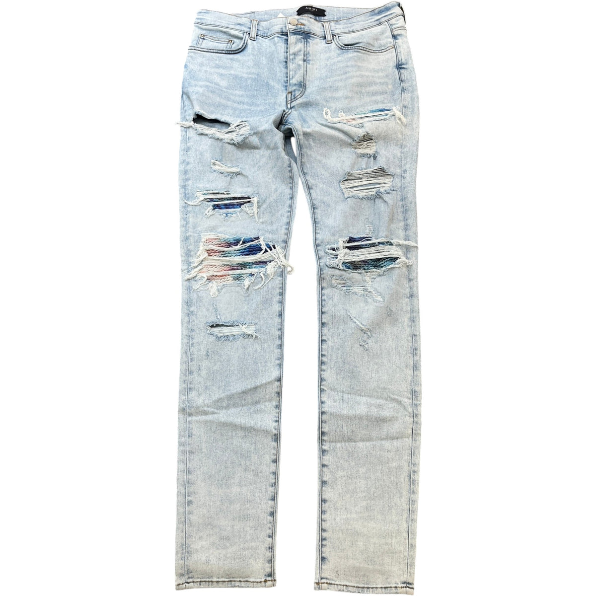 Men's Tie Dye Mx1 Jeans Blue Size XL / W36 - Photo 1