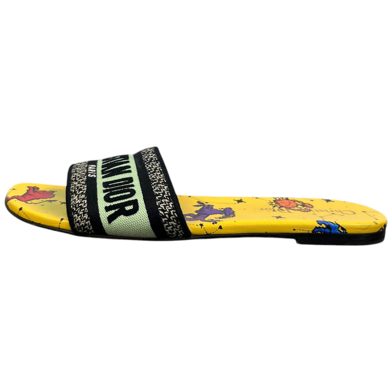 Women's Dway Pixel Zodiac Slides Yellow Size EU 38 / UK 5