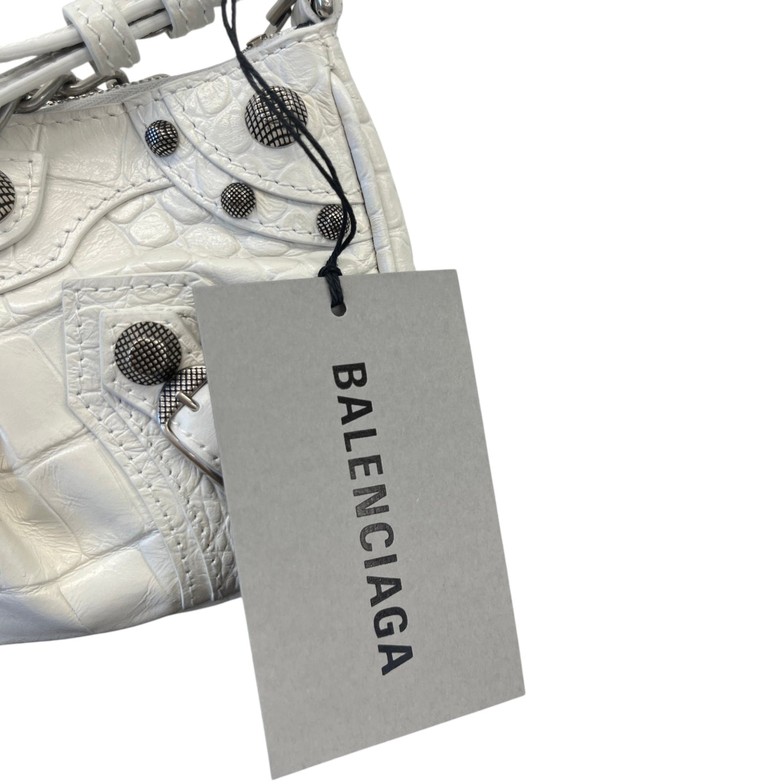 Women's Le Cagole Mini Bag White - Photo 11