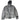 Men's Lens Hooded Down Jacket Grey Size IT 48 / M