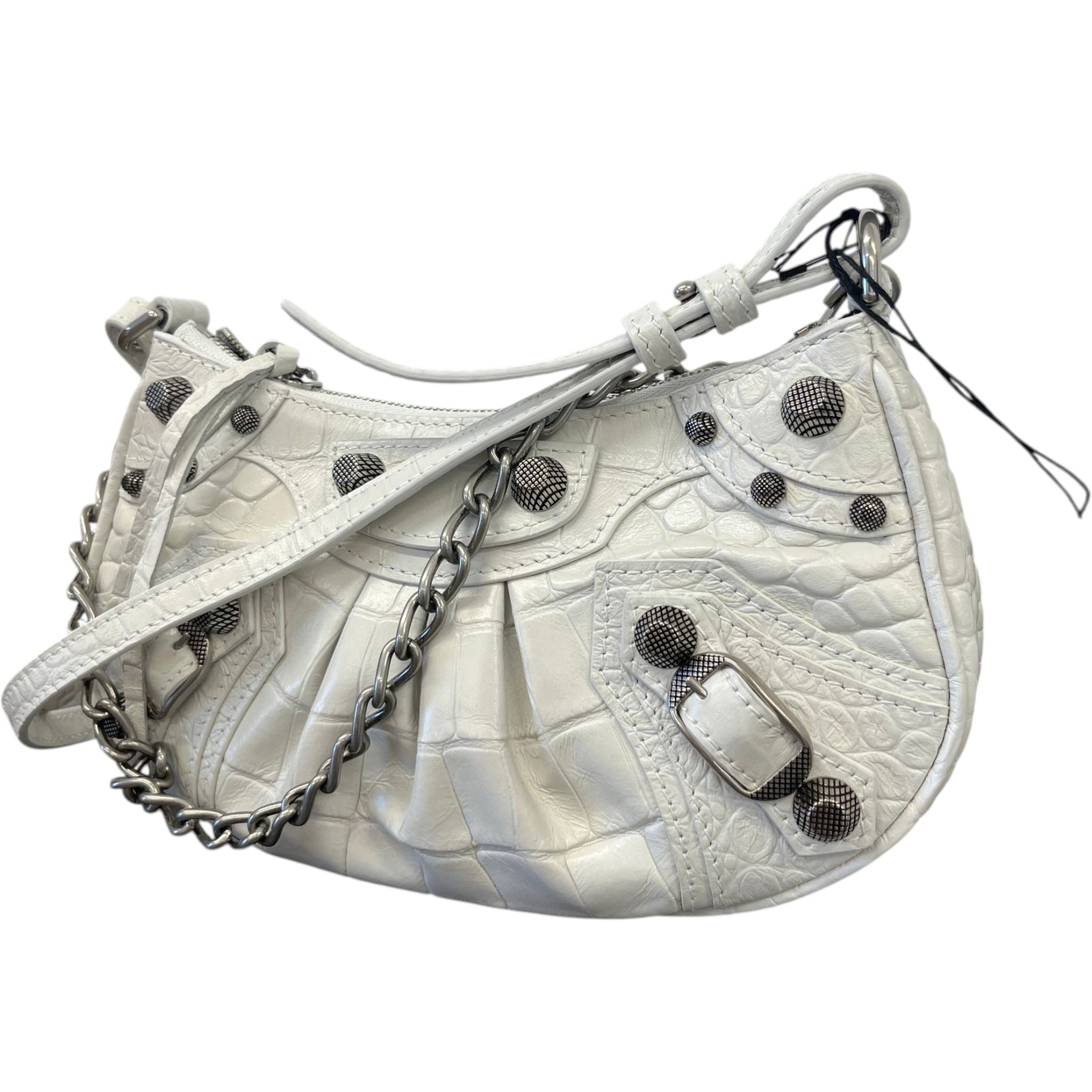 Women's Le Cagole Mini Bag White - Photo 5