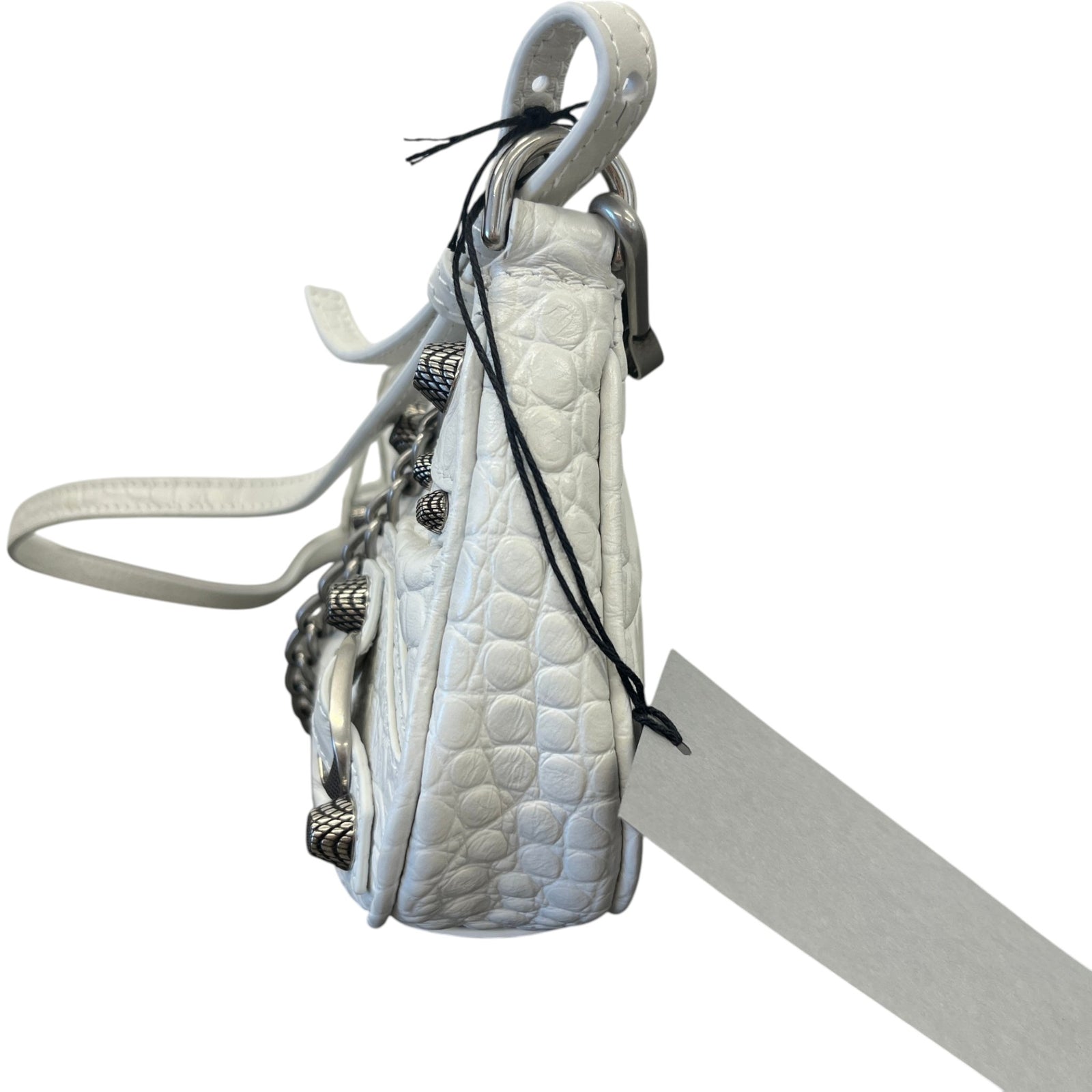 Women's Le Cagole Mini Bag White - Photo 6
