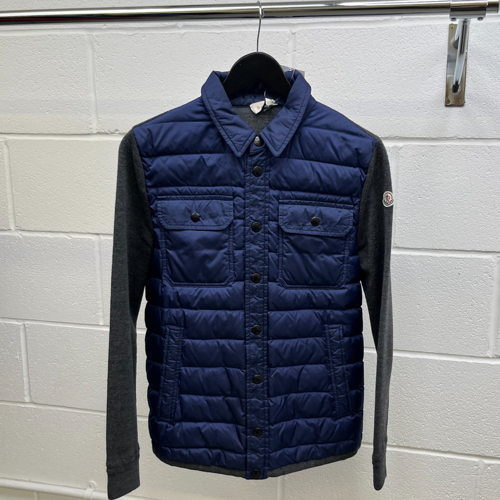 Men's Maglione Tricot Jacket Navy Size S - Photo 9