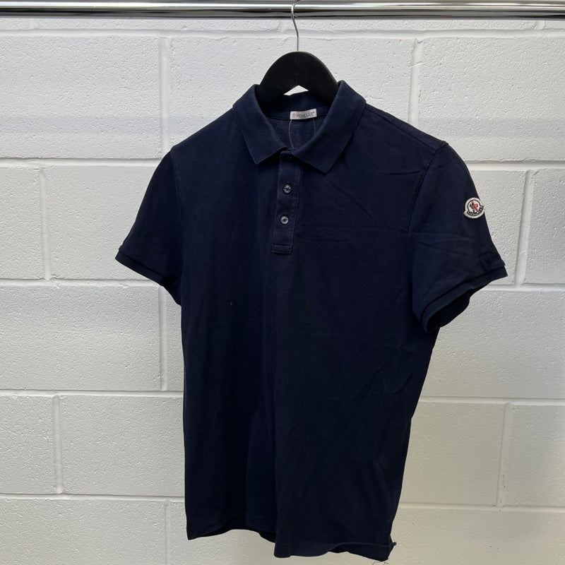 Men's Maglia Polo Shirt Navy Size M