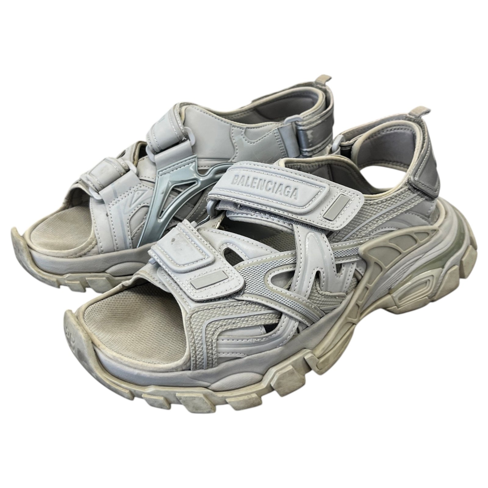 Men's Track Sandals Grey Size UK 6 / EU 40 - Photo 9