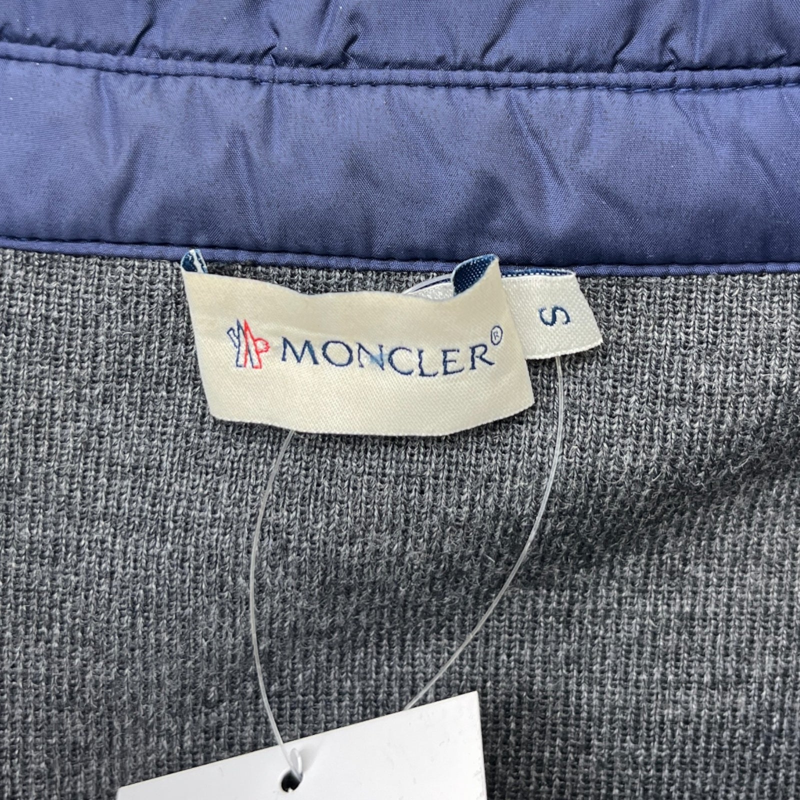 Men's Maglione Tricot Jacket Navy Size S - Photo 8