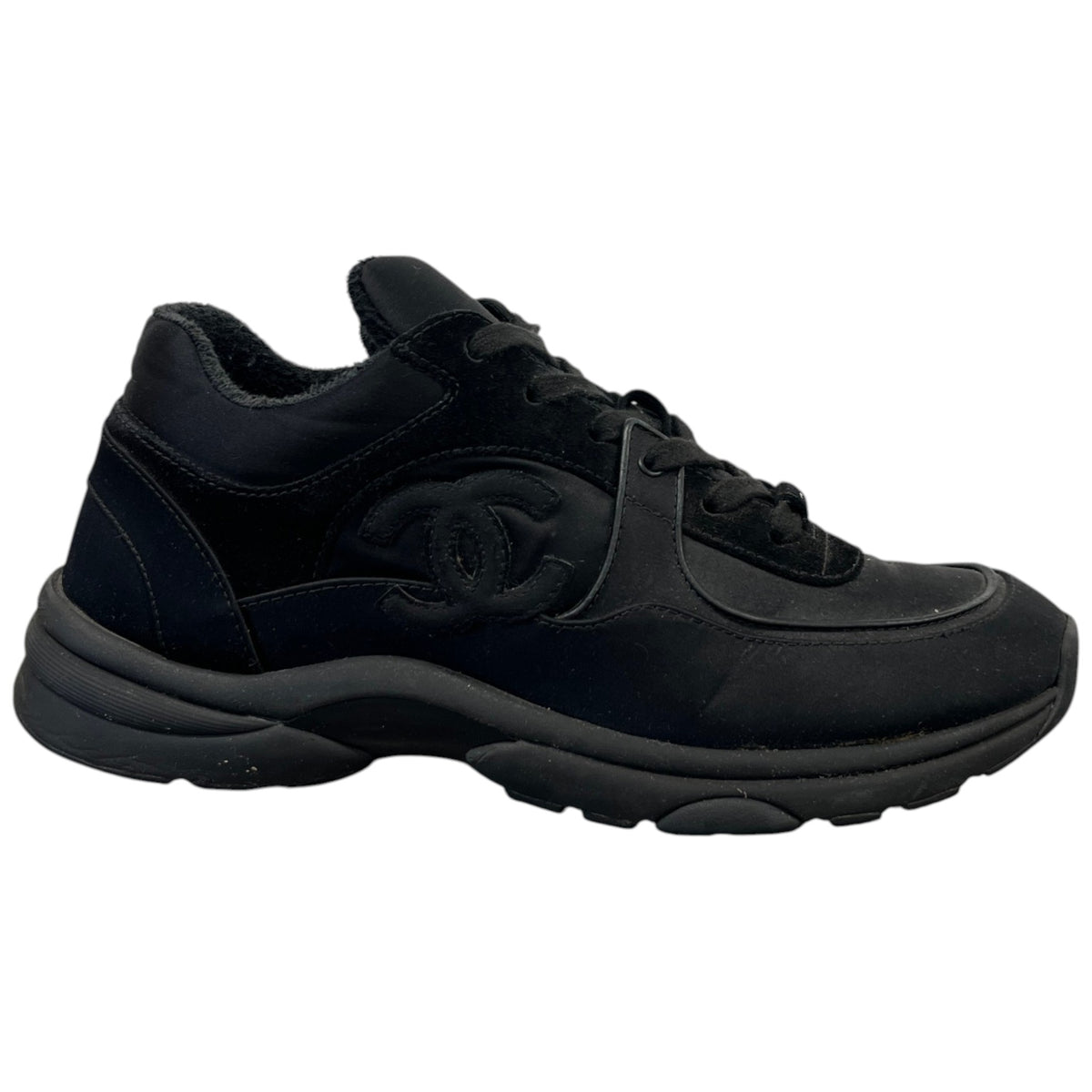 Women's CC Runner Low Trainers Black Size UK 7 / EU 40 - Photo 1