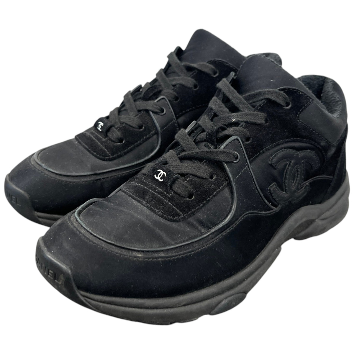 Women's CC Runner Low Trainers Black Size UK 7 / EU 40 - Photo 9