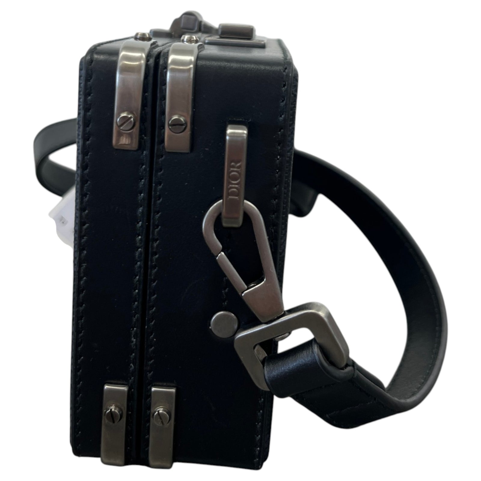 Men's Mini CD Diamond Lock Case Pouch Black - Photo 6