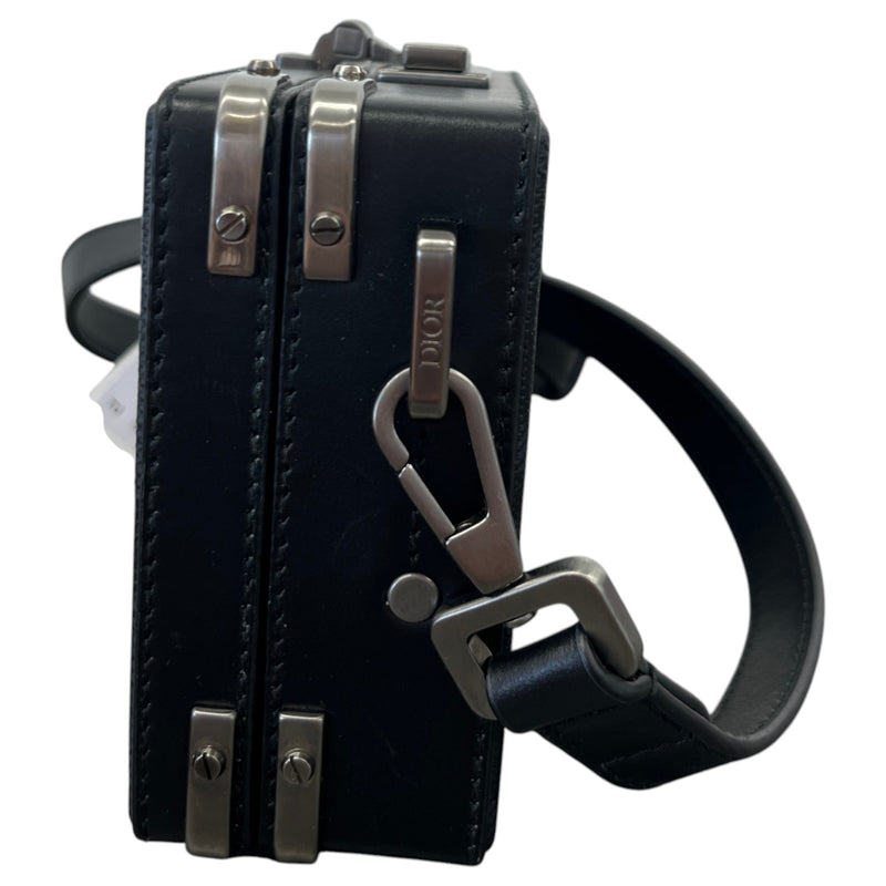 Men's Mini CD Diamond Lock Case Pouch Black