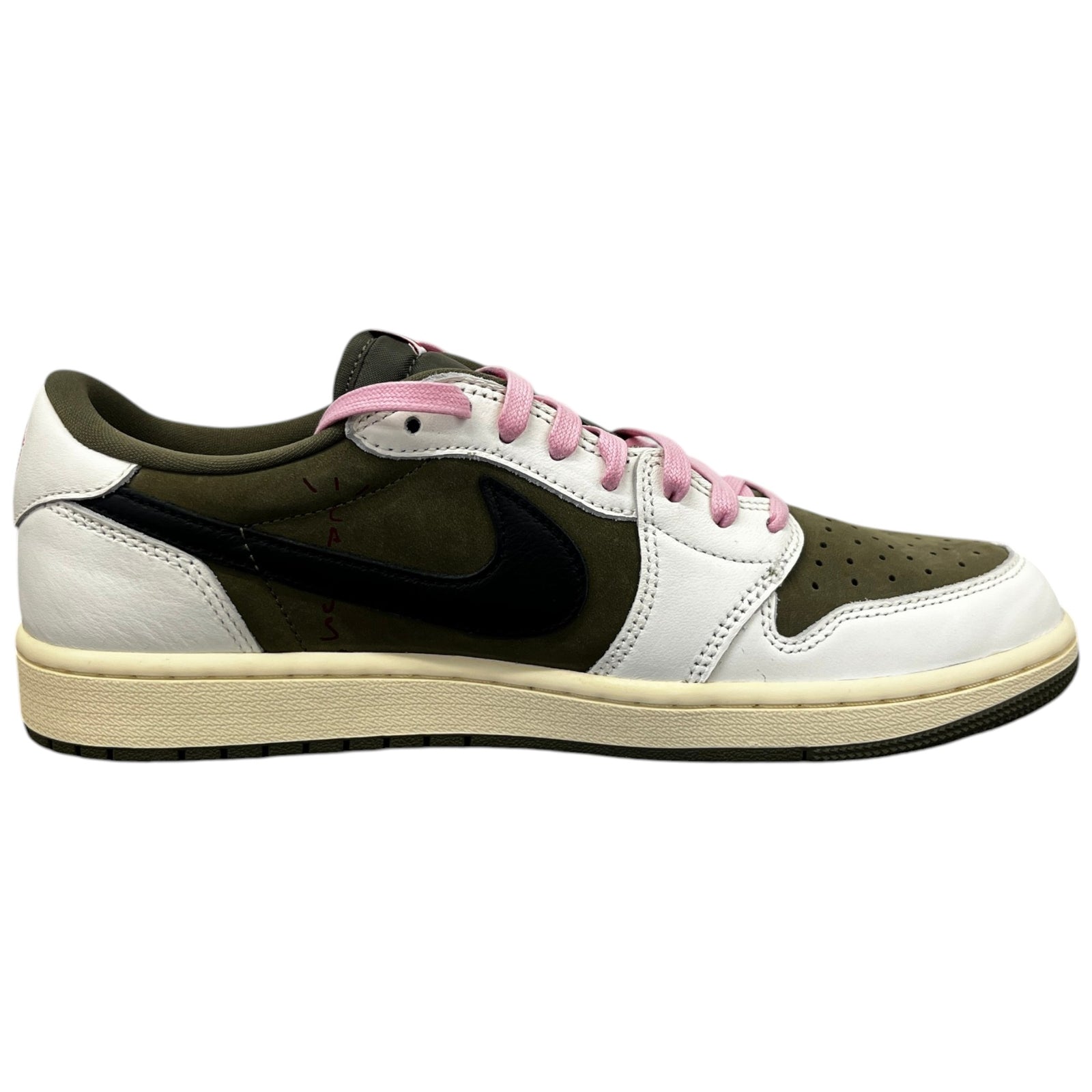 Men's Air Jordan 1 Low X Travis Scott Low Trainers Green Size EU 42.5 / UK 8.5 - Photo 4