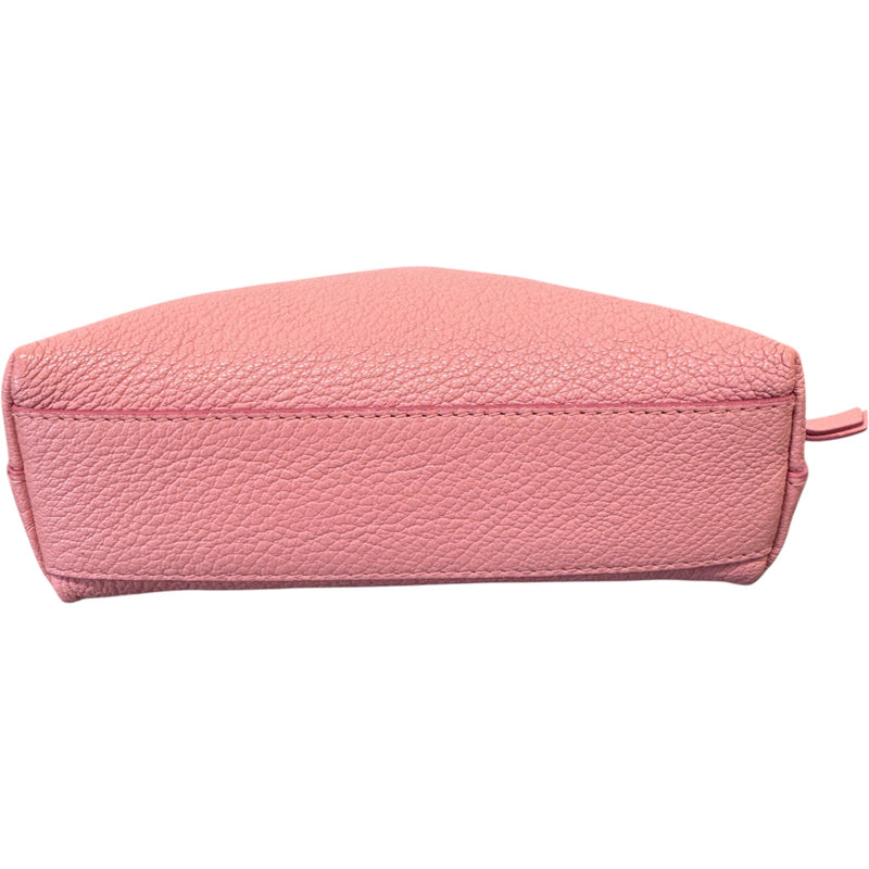 Women's Madras Bow Toiletry Bag Pink