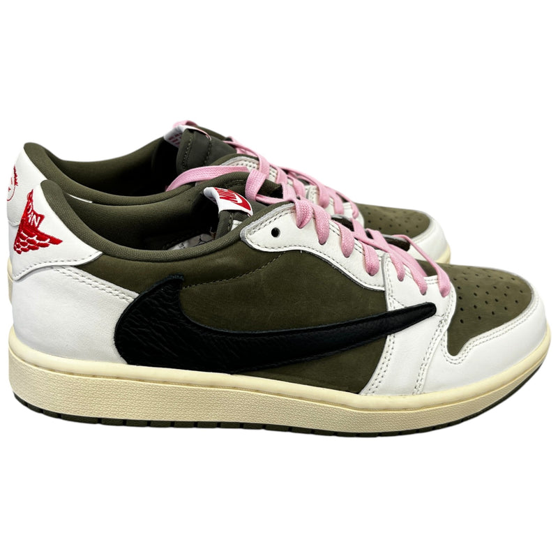 Men's Air Jordan 1 Low X Travis Scott Low Trainers Green Size EU 42.5 / UK 8.5