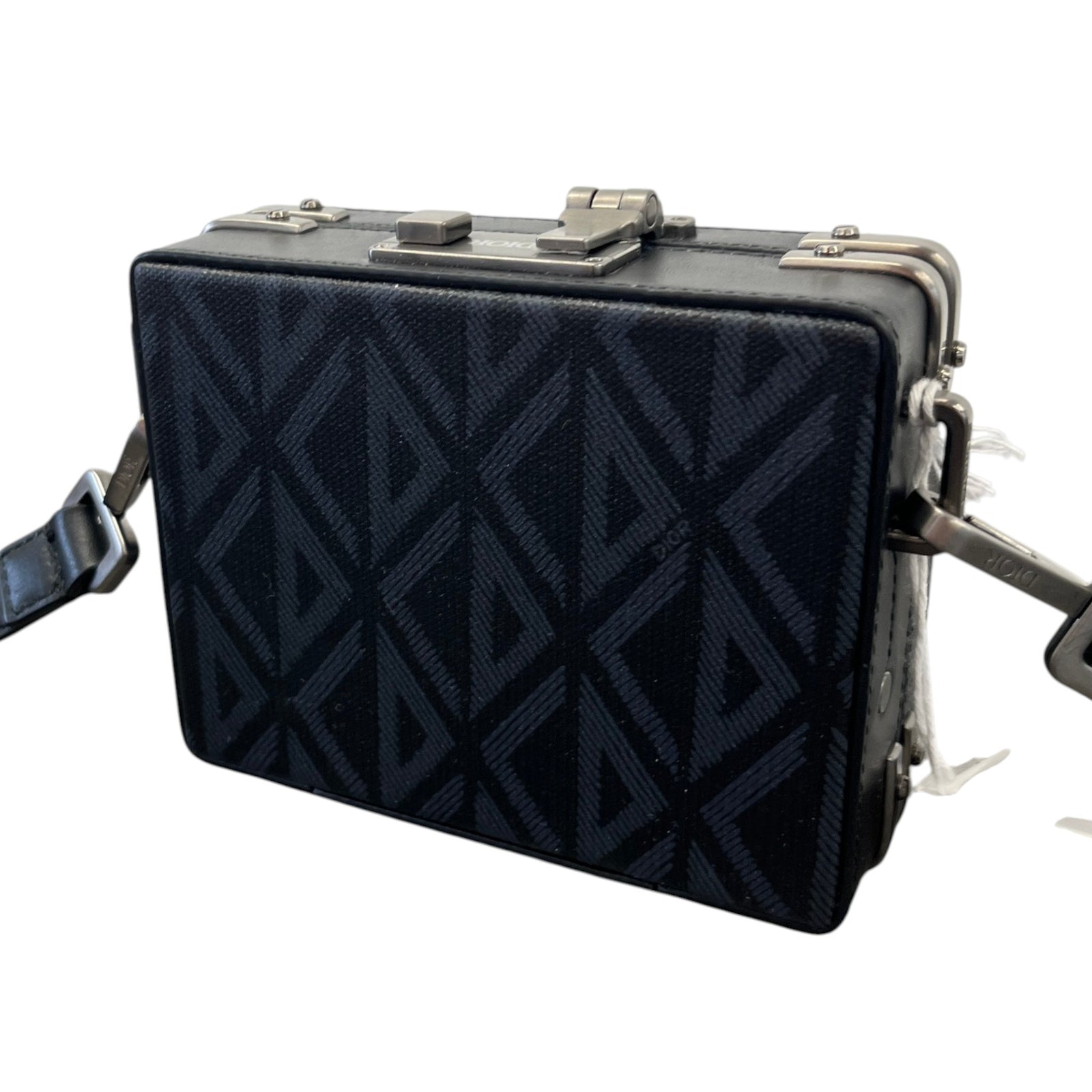 Men's Mini CD Diamond Lock Case Pouch Black - Photo 9