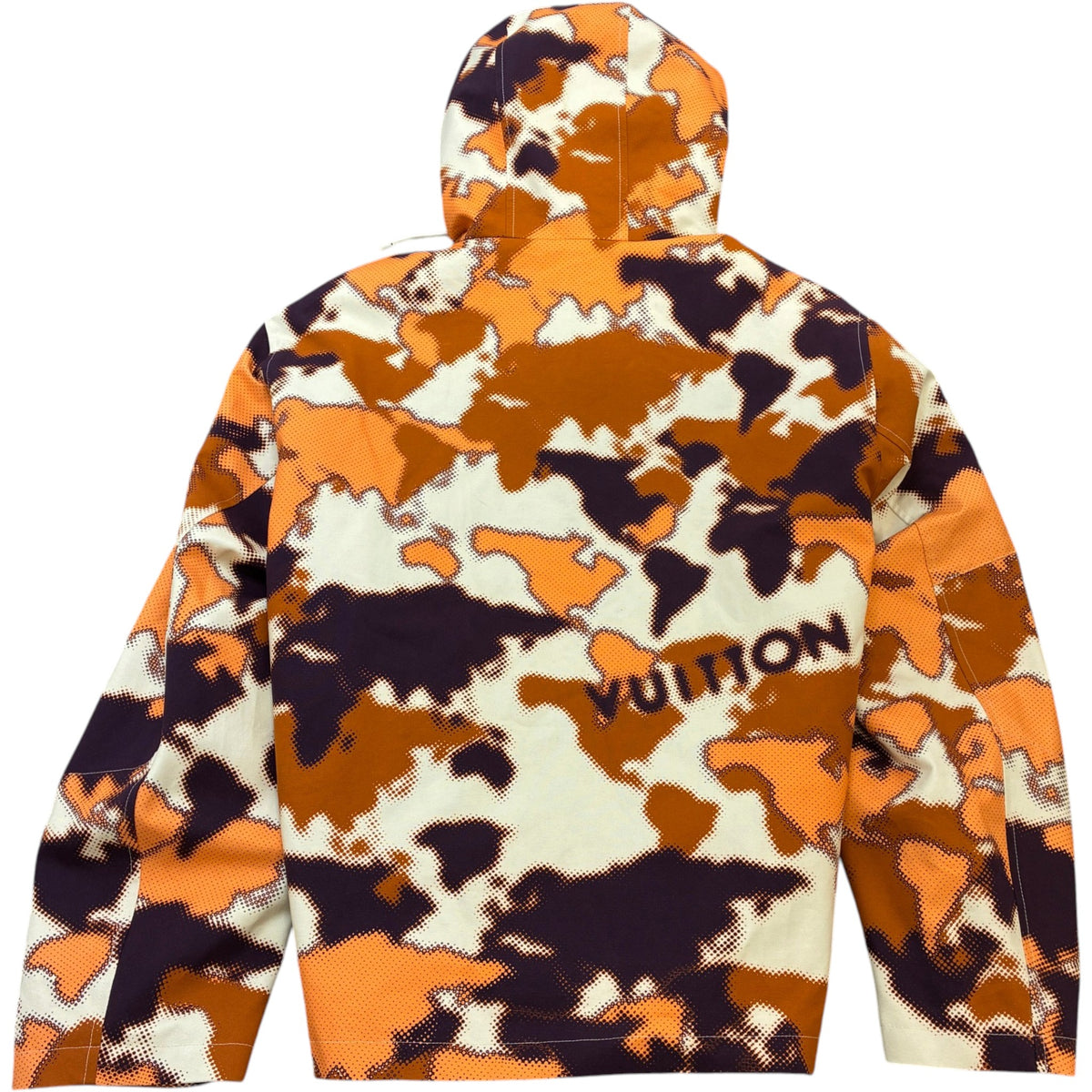 Men's Map Camo Jacket Orange Size XXL - Photo 2