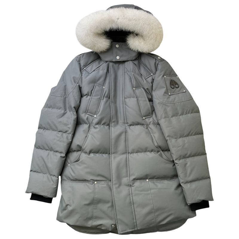 Men's Cloud Neoshear Parka Down Jacket Grey Size M