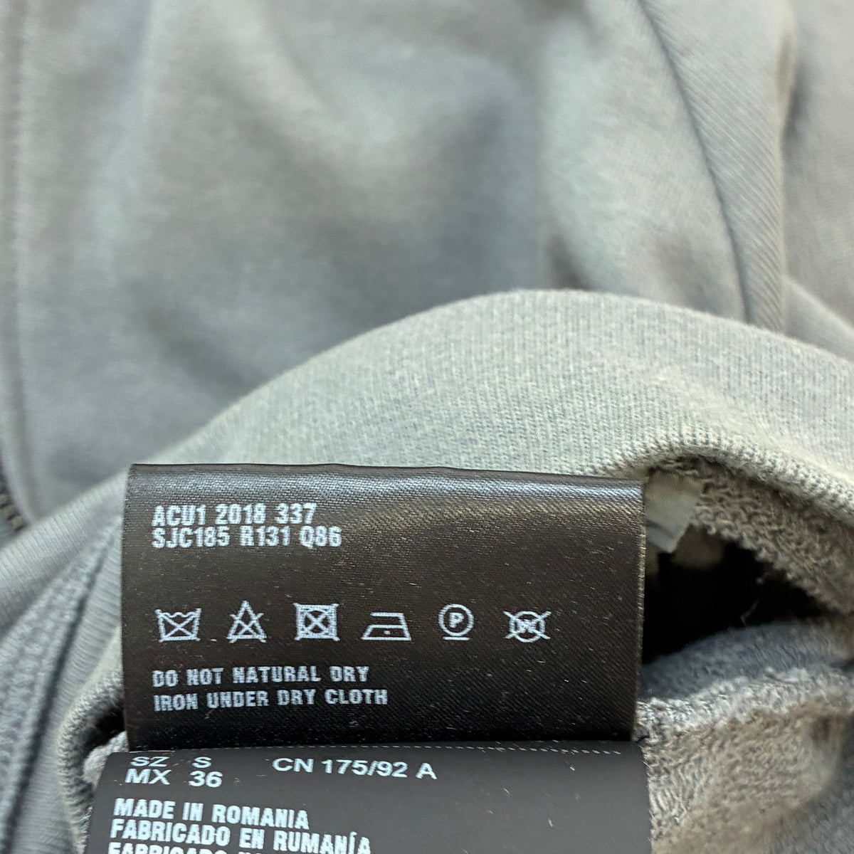Men's Linea Rossa Hoodie Grey Size S - Photo 6